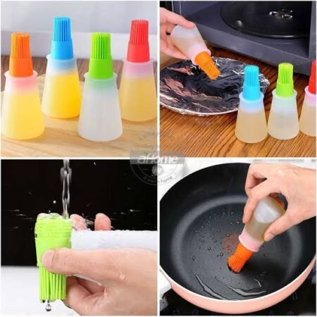 Silicone Brush Oil Bottle