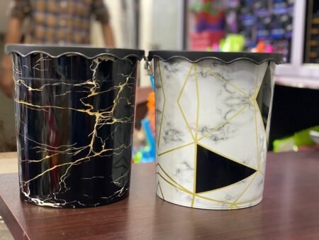 Marble Design Dust Bin (High Quality)(Random)