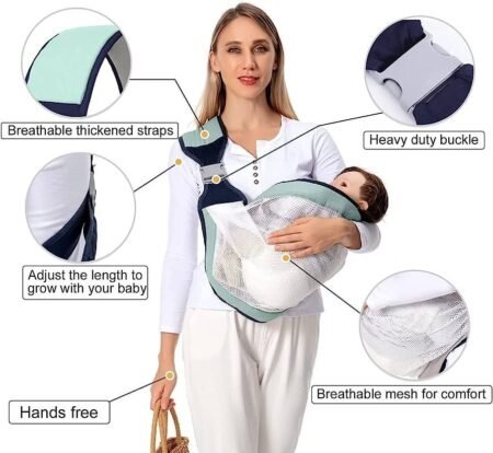 Baby Carrier Newborn Wrap Strap Ergonomic Nursing Baby Carrier Four Seasons Wrap Sling Multifunctional Breathable Cradle Cuddle