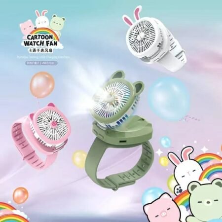 Cartoon Watch Portable Mini Fan