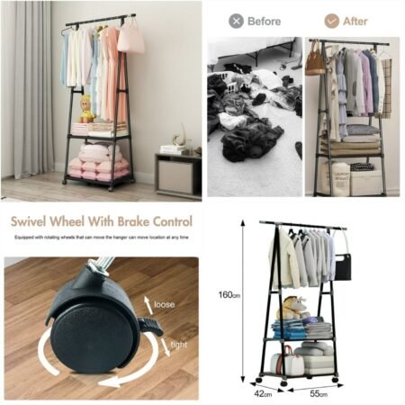 Multifunctional Triangle Cloth Rack (Box Packing)