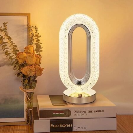 Crystal Table Lamp 3 modes (Usb Rechargeable)