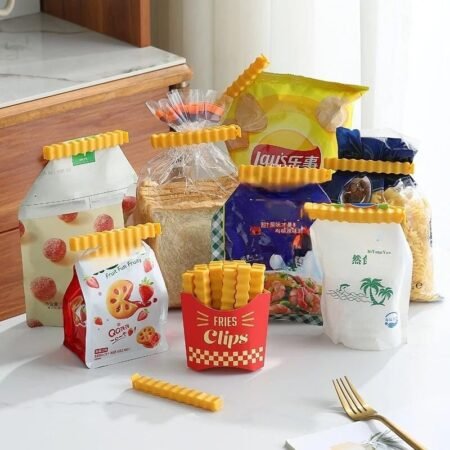Fries Shape Sealing Clips (12pcs Pack)