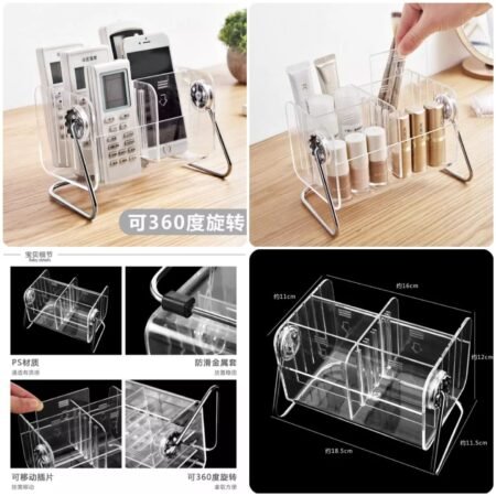 Acrylic Desktop Remote Control Organizer (Box Packing)