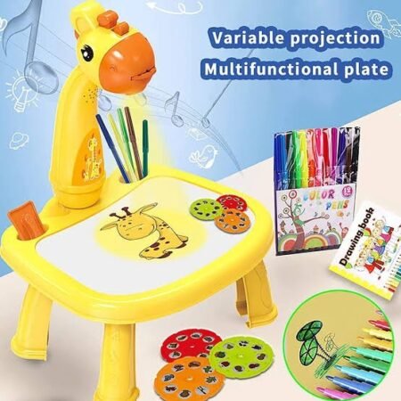 Kids Projector Painting & Drawing Table Set