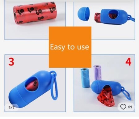Portable Diaper Shopper Dispenser with 2 Refills