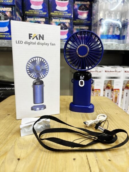 5 Speed Rechargeable Hand Fan (Turbo Speed)
