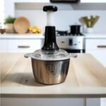 2 liter steel bowl push chopper