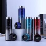 Hot and Cold water bottle with LED Temperature Display