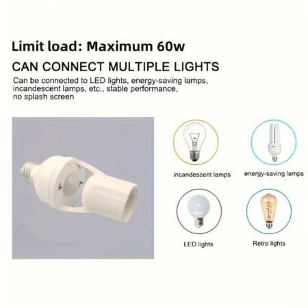 Motion sensor bulb holder