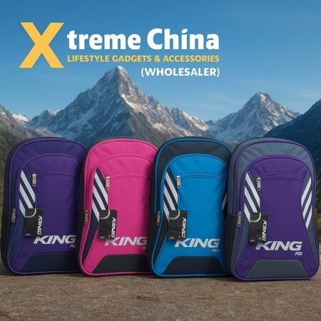 King Ko Students Bag Double Zipper