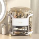 Makeup vanity cosmetic organizer large capacity