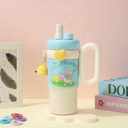 316steel 650ml Happy Rainbow Vacuum Cup (Premium Quality +15hours Hot & Cold Insulation)