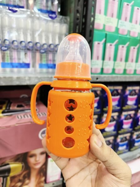 120ml Glass with Handle baby feeder (material: Glass)