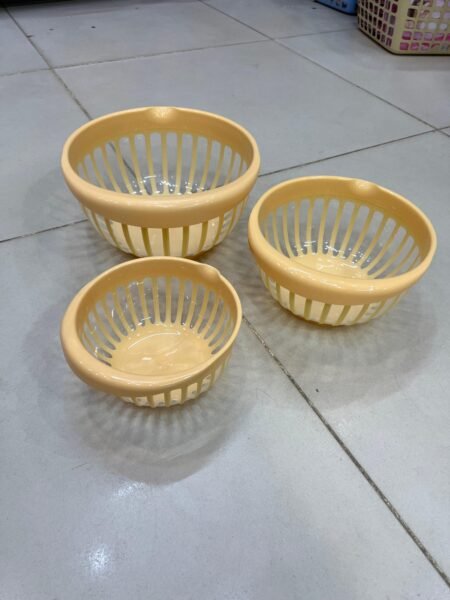 Multipurpose 3pcs Fruits & Vegetables Basket