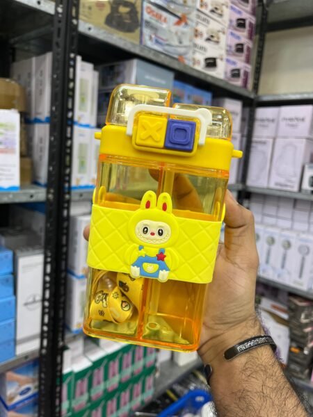 600ml Double Dipper Cartoon Bottle for kids (Limited Stock)