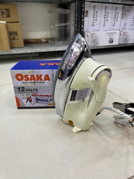 Osaka 12 Volts Battery Iron Works with Any 12V battery & More
