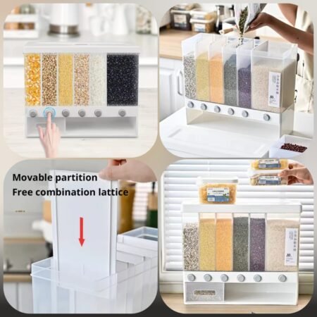 6in1 Cereal Dispenser (Box Packing) (Premium Quality) 🇨🇳