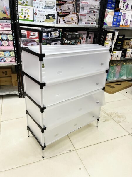 3 Layer Dustproof Shoes Rack