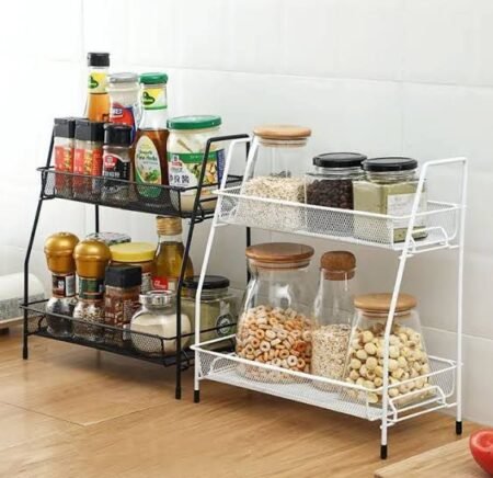 2 Tier Multipurpose Spice Rack Metal (Heavy Quality)