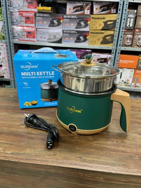 600Watt Multi Kettle with Steamer & Egg Attachment  2 Litre (Discount on Quantity)