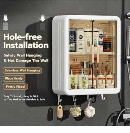 Wall Mounted Storage Cabinet for Kitchen & Bathroom