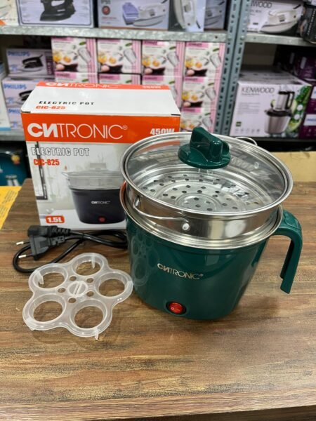 1.5Litre 450W Electric Pot with Egg Boiler Option  (Premium Quality)