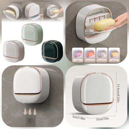 Luxury Soap Holder with Drain Tray