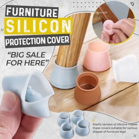 4 Pieces Silicone Chair Protector Set