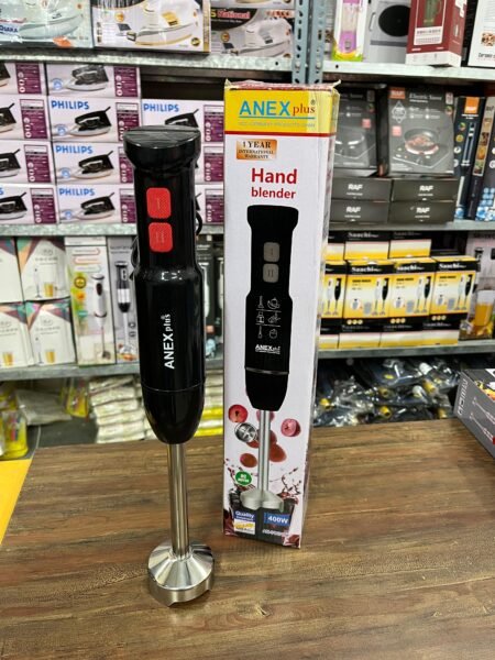 400W Anex 4 Blade 2Speed Option Hand Blender