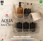 Aqua Unbreakable Triangle Shape Corner Rack