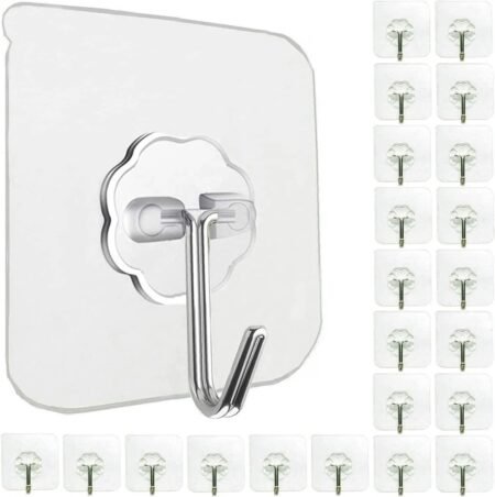 Pack of 10 Single Sticky Wall Hook