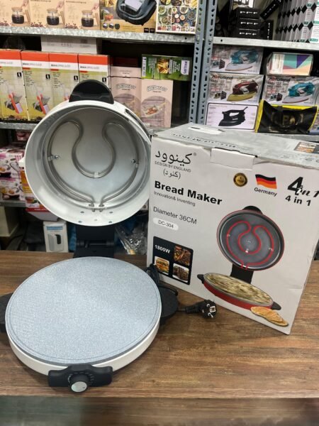 36CM Non-Stick 4in1 Roti Bread Maker (1800W)