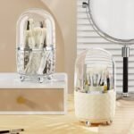 Luxury Rotating Acrylic Brush Holder