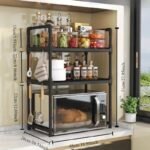 2 Layer Microwave Oven Storage Rack