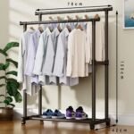 Double Pole Cloth & Coat Hanging Organizer