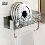 Punch Free Wall Mounted Storage Rack