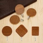 Pack of 5 Grain Wall Hooks