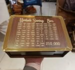 Umrah Saving Box - Wooden Umrah Saving Box - 280 Days Savings Plan - Islamic Halal Money Jar for Hajj & Umrah - Daily Pilgrimage Savings Tracker - Gift for Muslims Money Saving Box
