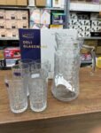 Pure Glass Deli Glassware 7Pcs Jug Glass Set