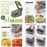 22in1 Multifunctional Veggie & Fruit Slicer