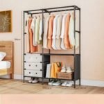2 Raw Multi Layer Dustproof Clothes and Hats Rack