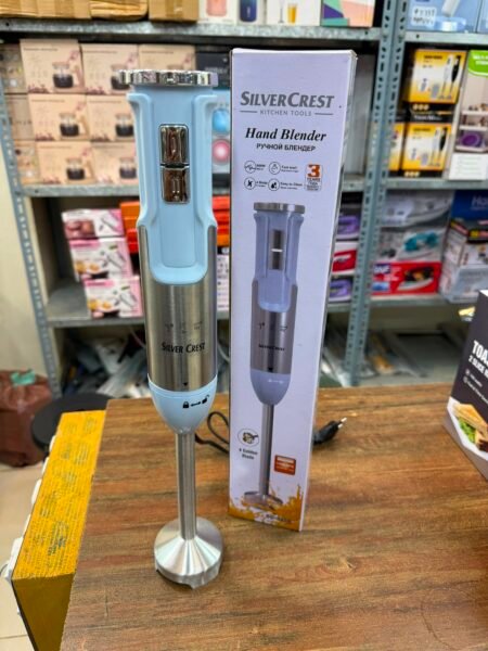 4 Golden Blade Silver Crest Premium Quality Hand Blender