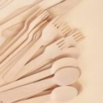 Pack of 20 Wooden Cutlery Set