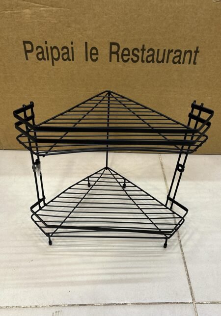 2 Tier Multipurpose Organizer for Kitchen & Bathroom (With screw hooks)