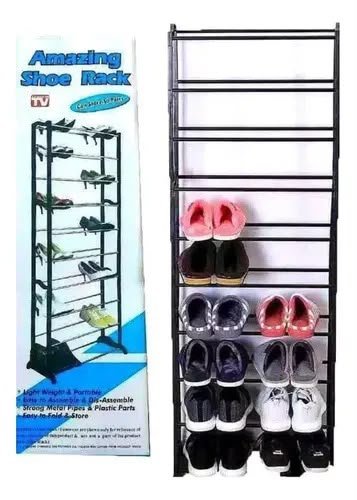 10 Layer Steel Shoes Rack (Can Store 30 Pairs)