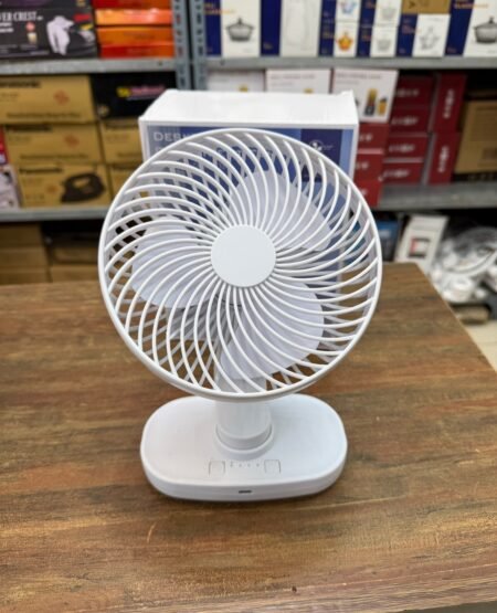 High Speed Auto Rotatable Desktop Convenient Rechargeable Fan