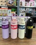 650ml Young Dual Sipper Stainless Steel Water Bottle