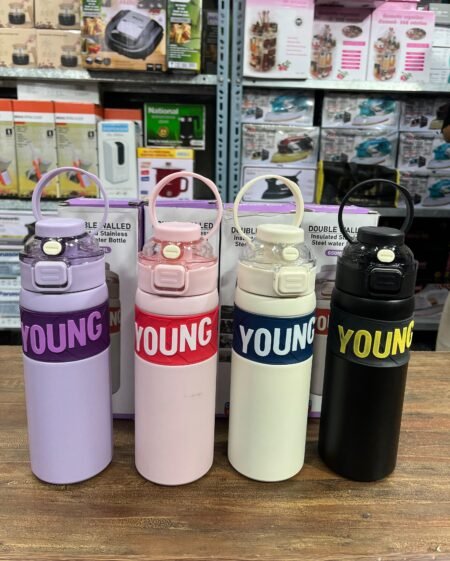 650ml Young Dual Sipper Stainless Steel Water Bottle