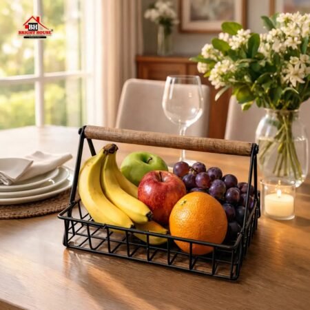 Fruit Basket Wood - Single Layer
